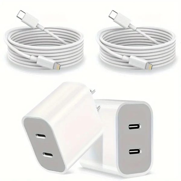 iPhone Type C original Charger with double port on head